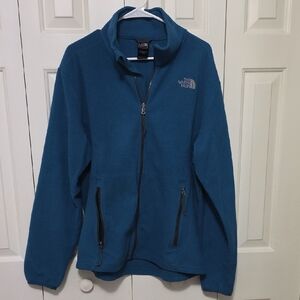 The North Face Mens L Teal Full-Zip Jacket
